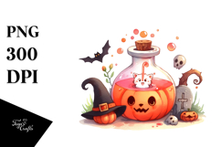 Funny Ghost Clipart, High-Res PNG Product Image 1