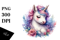 Detailed Baby Unicorn PNG Product Image 1