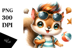Cute Baby Squirrel PNG Product Image 1
