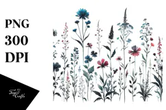 Digital Painting Watercolor with Penguin PNG Product Image 1