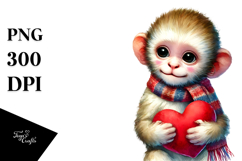 Vibrant Baby Monkey, Transparent PNG Product Image 1