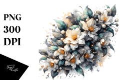 Abstract Artistic Jasmine Shiny Clipart Product Image 3