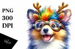 Vibrant Shetland Sheepdog Portrait PNG Product Image 3