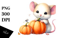 Cute Baby Mouse Halloween Clipart Product Image 3