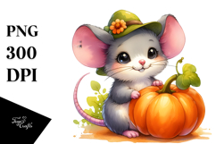 Cute Baby Mouse Halloween Clipart Product Image 1