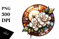 detailed Gardenia Wood Clipart Product Image 1