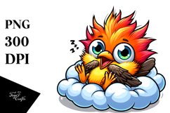 Colorful Baby Oriole Clipart Product Image 3