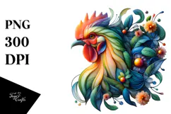 Abstract Owl Made of , Transparent PNG Product Image 1