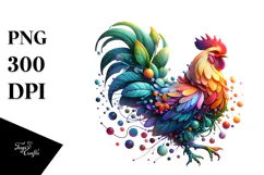 Abstract Owl Made of , Transparent PNG Product Image 1