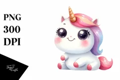 Funny Unicorn with Contempt PNG Product Image 1