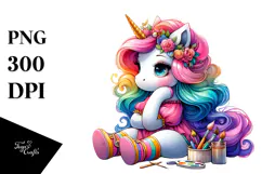 Cute Unicorn, Transparent PNG Product Image 1