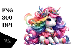 Cute Unicorn, Transparent PNG Product Image 1