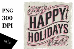 Happy Holidays Christmas Png Product Image 5