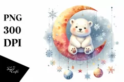 Cute Baby Polar Bear, Transparent PNG Product Image 3