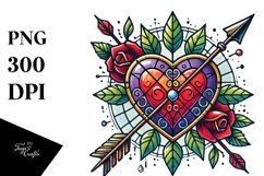Stained Hearth PNG Product Image 1