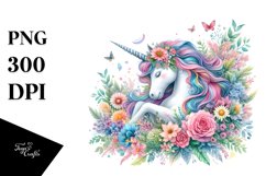 Colorful Unicorn | Sublimation | Clipart Product Image 3