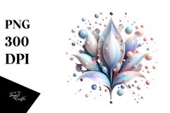 Glossy Snowdrop Watercolor PNG Product Image 1