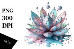 Glossy Snowdrop Watercolor PNG Product Image 3