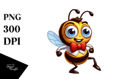Silly Bee, Transparent PNG Product Image 1