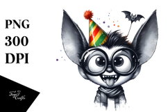 Funny Goofy Bat Boy, PNG Product Image 1