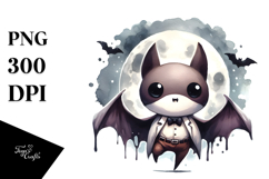 Digital Cute Ghost Mummy, PNG Product Image 1