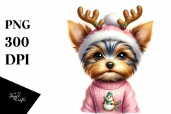 Yorkshire Terrier with Crazy Haircut, Transparent PNG Product Image 1