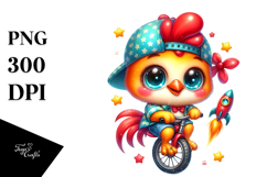 Goofy Vibrant Watercolor Baby Lamb PNG Product Image 1