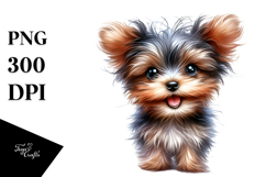 Baby Yorkipoo with Big Eyes PNG Product Image 1