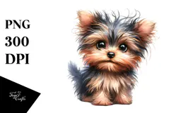 Baby Yorkipoo with Big Eyes PNG Product Image 1