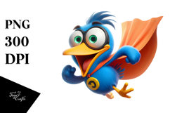 Bird with Sunglasses PNG Product Image 1