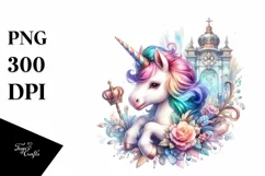colorful Baby Unicorn with Polish Manor Product Image 1