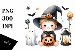 Simple Trick or Treat Halloween PNG Product Image 1