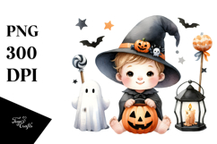 Simple Trick or Treat Halloween PNG Product Image 1