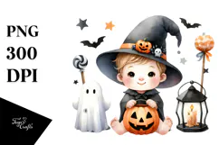 Simple Trick or Treat Halloween PNG Product Image 1