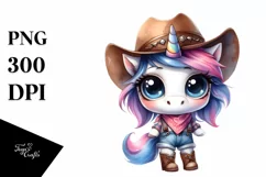 Shy Baby Unicorn | Sublimation | Clipart Product Image 1