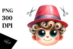 Funny Happy Portrait | Sublimation | Clipart Product Image 1