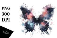Vibrant Butterfly Silhouettes PNG Product Image 1