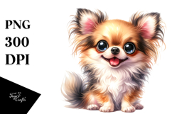Cute Chihuahua White Background Portrait Product Image 1