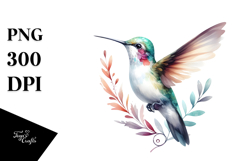 Hummingbird Sticker Clipart Product Image 1