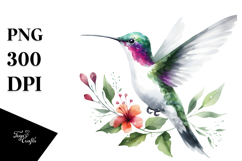 Funny Vibrant Owl | Hummingbird | Sublimation Product Image 1