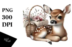 Baby Deer Transparent PNG Product Image 1