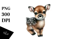 Baby Deer Transparent PNG Product Image 1