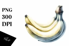 Watercolor Banana | Sublimation | Clipart Product Image 3