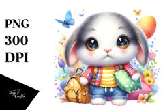 Crazy Baby Rabbit PNG Product Image 1