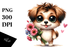 Baby Dog with es PNG Product Image 1