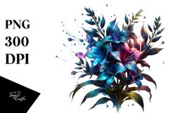 Lobelia Splash Clipart Product Image 1