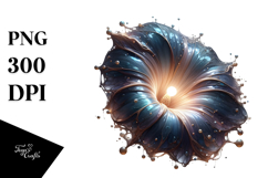 Glossy Morning Glory PNG Product Image 1
