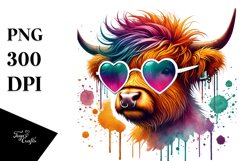 Cool Highland Calf, PNG Product Image 1