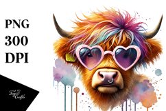 Cool Highland Calf, PNG Product Image 1