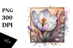 Stained Crocus PNG Product Image 1